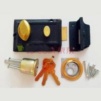 鑫环双保险弹子锁774-房锁牛头锁老式锁室内外木锁暗锁