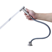 厨房水喷水龙头304不锈钢洗菜盆冲洗器抽拉式增高压喷头套装