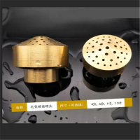 万向可调直射雪松涌泉花柱蘑菇喇叭扇形水景景观喷泉喷头水池鱼池