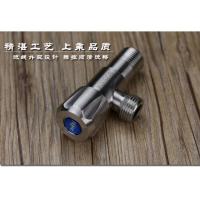 304不锈钢冷热水加厚止水角阀 厨房卫生间三通龙头 全铜分水接头