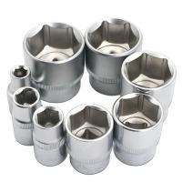 电动扳手套筒头外六角螺丝汽修棘轮套管单支工具大飞17 8 10 14mm