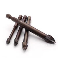 磁砖钻头 多功能瓷砖陶瓷玻璃混凝土水泥墙壁手电钻三角合金钻头6mm8mm