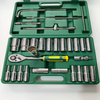 加长套筒六角套筒头套装汽车修理棘轮扳手工具梅花薄壁长筒子