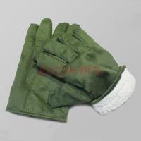 工人棉手套军绿条绒冷库手套户外冬季加厚保暖劳保棉手套式五指SN4964