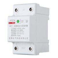 欧博自恢复式单相过压压保护器自动开关2P缺相断零40A 40A 2P