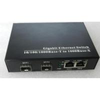 级联式千兆2光2电光纤收发器交换机光电转换器SFP光模块单多模选