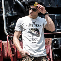 简号夏季短袖T恤男圆领修身军旅军迷棉短T型男硬汉短体恤作训服 JH-8920