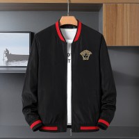 简号男士潮流潮牌夹克外套男春秋新款休闲修身黑色新款夹克男上衣