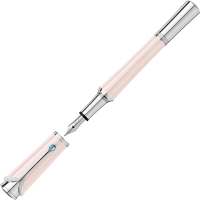 [海外直邮]MontBlanc万宝龙女士缪斯系列祼色树脂蓝锆石笔夹Poudré墨水笔115240