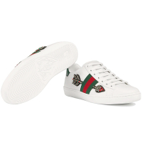 [海外直邮]GUCCI古驰女鞋Ace系列白色水晶箭头贴花刺绣运动鞋休闲鞋454551 A38G0 9064