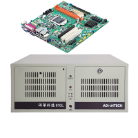 研华IPC-610L工控机服务器AIMB-501G2主板支持双显支持10个com2个PCI和2个PCIE扩展槽Intel 酷睿i7 2600- 8GB- 1TB机械-键鼠