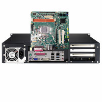 研华ACP-2010MB工控机服务器AIMB-501G2主板支持双显支持10个com2个PCI和2个PCIE扩展槽(Intel 酷睿i5 2400 8GB 1TB机械硬盘)