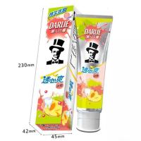 牙膏黑人透心爽冰桃牙膏160g去牙渍除口臭清新口气防蛀一支