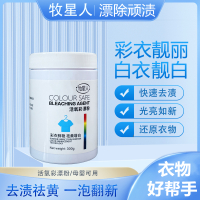 彩漂粉家用多效护色衣物清洁漂白剂祛黄去渍去霉增艳300g