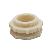 胜川宝 ABS水箱接头 水塔接头 水槽鱼缸桶池内外丝进出 密封性好 家用食品级树脂塑料 安全无毒经久耐用 1.2多款可选