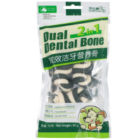 禾仕嘉狗狗零食狗咬胶 双效洁齿营养骨薄荷味清新口气成幼犬90g
