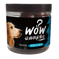 禾仕嘉狗零食wow深海三文鱼粒138g小颗粒易消化健康通用犬训练零食