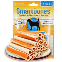 SmartBones宠物狗狗磨牙棒强健型关节洁齿磨牙骨大型犬16支装224g