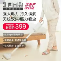 研摩出品 Damochy RUN德国家用小型便携吸尘器 手持式 地毯式 静音无线 集尘容量1升 尘杯储尘