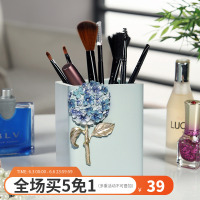 创意时尚可爱小清新化妆刷笔筒办公室桌面收纳盒商务礼品