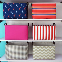 加厚布艺衣服收纳筐儿童衣物整理筐可水洗脏衣篮玩具收纳筐收纳箱