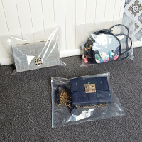 包包防尘袋透明包包收纳袋防尘防潮束口袋衣服内衣拉链袋旅行收纳