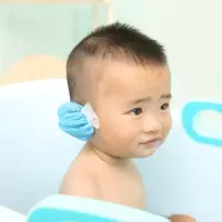 婴幼 儿童盒装柔软耳套洗澡洗头沐浴耳罩360度护耳送耳塞