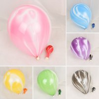 玛瑙彩云云朵气球飘空彩色100个装创意装饰父亲节端午节店铺活动