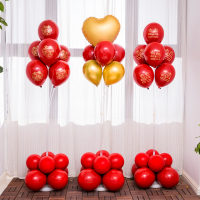 轻气球飘空加高桌飘支架立柱结婚房布置浪漫装扮派对场景布置路引