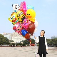 户外带绳子飘空气球大号儿童生日卡通动物气球可以飞的地推礼品