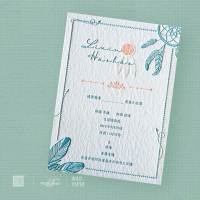 喜帖结婚请柬2019高档手工凸印高端婚礼请帖定制欧式唯美捕梦