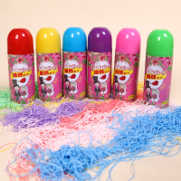 节庆用品彩喷创意氛围手持喷彩带彩条派对生日结婚礼用品