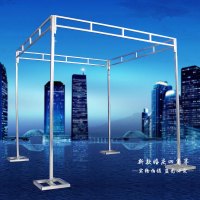 新款婚庆道具方喜亭四角亭架子公主亭婚礼花亭布幔仪式亭架许愿亭