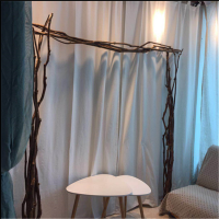 新款森系婚庆田园实木鲜花拱婚礼原木木桩花店拍摄道具组装花