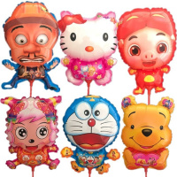 布置铝膜气球幼儿园婚庆卡通字母大空飘儿童充气用品大号带线场景