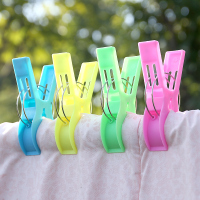 12装强力大号防风夹塑料衣服夹晒被子夹晾衣夹强力大被夹子十字绣