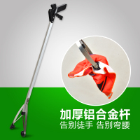捡垃圾夹拾物器钳子取物夹下水管环卫不锈钢加长卫生夹拣物器