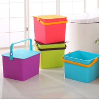 多功能钓鱼桶凳塑料方形收纳凳桶储物桶加厚水桶可坐钓鱼桶