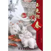 玉兔迎春:工笔兔画法9787807384540天津杨柳青出版社