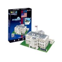 Q书架?爱拼?3D益智手工:多元美国 白宫9787111339670中国铁道出版社