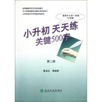 小升初.天天练.关键500字(D2册)(适用于小学1年级.下学期)9787514118322经济科学出版社