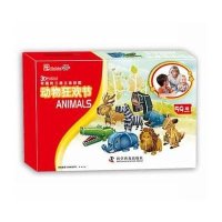 有趣的三维立体拼图?动物狂欢节9787110081341科学普及出版社