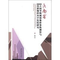 云南省不同等级城镇地价参数测算与基准地价水平比较研究9787548209560云南大学出版社