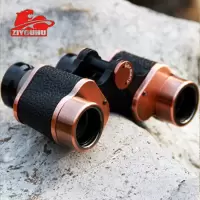 升级版红铜全金属6x24双筒望远镜 高倍高清望远镜一件代发