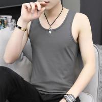 莫代尔冰丝背心男士健身运动坎肩跨栏外穿棉无袖T恤潮薄款夏串得起