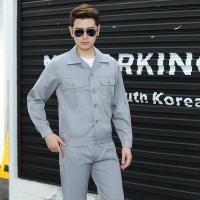 夏季工作服上衣男女薄款耐磨短袖套装汽修装修透气厂服劳保服串得起