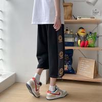 七分短裤男2021夏季ins潮宽松运动休闲裤韩版百搭直筒男生阔腿裤串得起