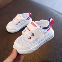 春秋宝宝鞋子男0-1-2岁婴儿学步鞋软底防滑小白鞋运动休闲鞋女串得起