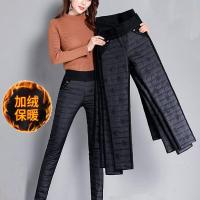 高腰羽绒棉裤女外穿加厚加大码显瘦加绒保暖小脚串得起
