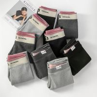 冬季加绒加厚打底裤女外穿新款大码高腰紧身裤冬季保暖小脚裤女串得起